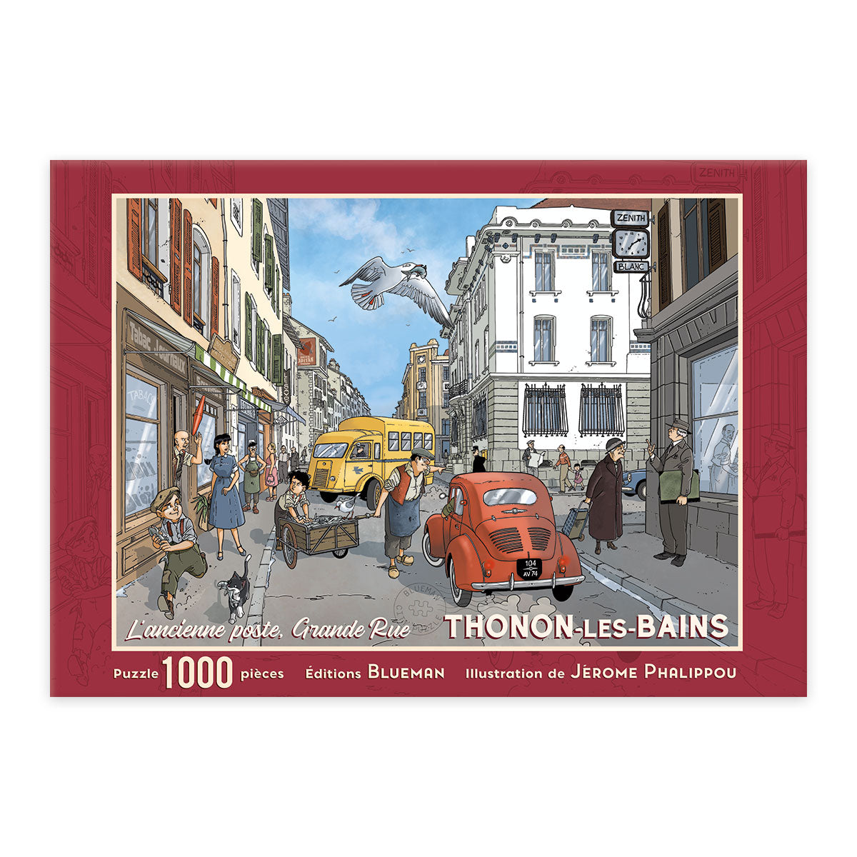 Puzzle Thonon-les-Bains - L'ancienne poste, Grande Rue