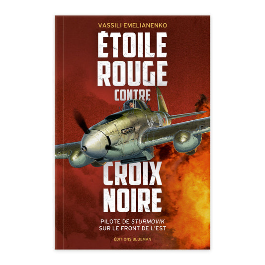 Étoile rouge contre croix noire